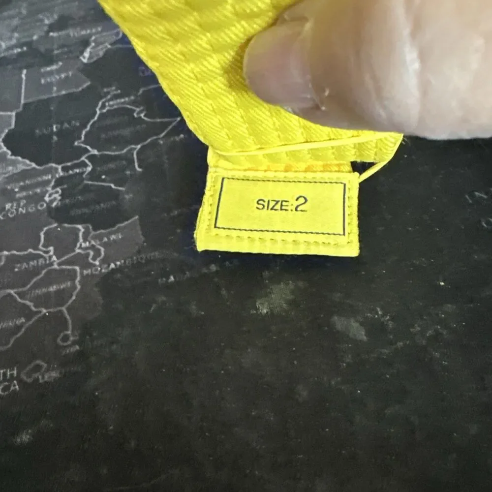 Yellow Karate Belt Size 2 New Without Tags Martial Arts Uniform